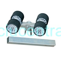 Šoniniai ratukai su tvirtinimo mechanizmu Šoniniai ratukai su tvirtinimo mechanizmu